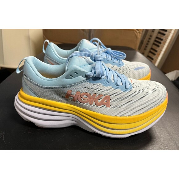 Hoka One One Bondi 8 Women's Size 7 B Summer Song Country Air Sneakers No Box - Picture 1 of 6